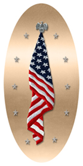 DASOV 550 BZ Flag At Rest Bronze